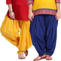 Blue & Yellow Patiala Salwar Combo Pack