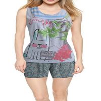 Carrol Patch Printed Women's Top & Shorts Set