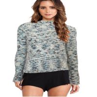 Classic Women Knitted High Neck Sweater