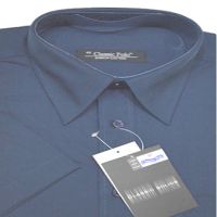 Classic Polo Formal Blue Cotton Shirt