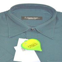 Classic Polo Formal Bluish Green Cotton Shirt
