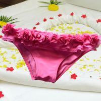 Cuchi Women Pink Ruffle Waist Brief Trunk Size S