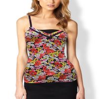 D&G Stylish Black Multi Floral Camisole