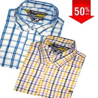 Discount 50% Off Cotton Check Shirt Combo Pack Of 2