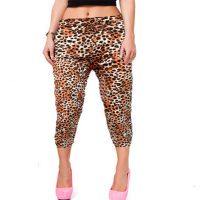 Easy Fit Leopard Print Capri