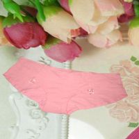 Pink Front Flower Bow Applique Soft Organic Cotton Panties