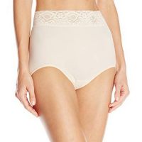 Hanes Light Peach Lace Trim Hipster Panties