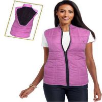 Hot Light Pink Women Sleeveless Jacket