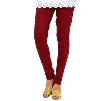 Comfort Fit Maroon Leggings