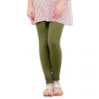 Mehendi Green Cotton Churidar Legging