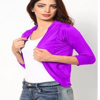 Magenta Softwear Plain Shrug