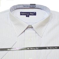 Notting Hill Blue Lining On White Color Shirt With Self Print Size 39