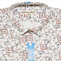 Notting Hill Casual Wear Printed Shirt Size-42 