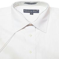 Notting Hill Pale White Self Lining Chief Value Cotton Shirt-Size 40