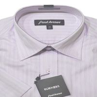 Park Avenue Purple Half Sleeves Light Purple Lined Cotton Shirt-Size 39