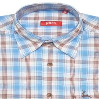 Parx Blue Check Half Sleeve Shirt Size 39