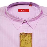 Parx Casual Pink Self Lining Shirt Size-39