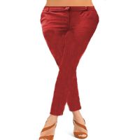 Plain Red Non Denim Skinny Jegging Size-28,30,32