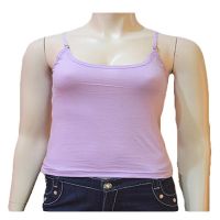 Purple Camisole with Adjustable Shoulder Straps