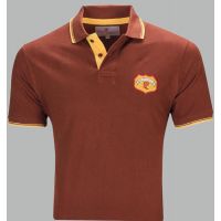Rampwaq-Brown Solid Polo Tshirt  