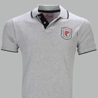 Rampwaq-Solid Polo Grey Melange Tshirt