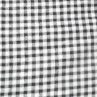 Raymond-Black & White Checks Polycotton Shirt Fabric