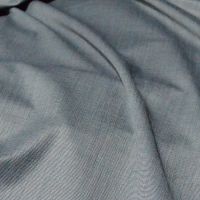 Raymond Light Grey Marino Wool Small Check Suit Fabric
