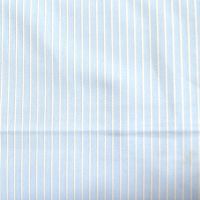 Raymond-Pin Blue White Stripes Polycotton Shirt Fabric