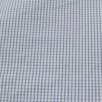 Raymond White & Blue Small Check Shirting Fabric