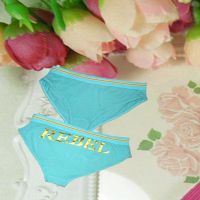 REBEL Print High Cut Sky Blue Panties