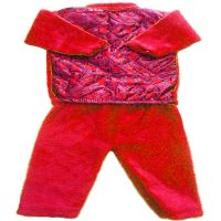 Red Woolen Baby Suit Set