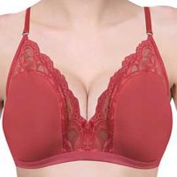 Hushh Reddish Pink Non Padded Everyday Bra