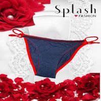 Soft Cotton Greyish Red Brief Panty