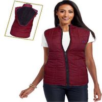 Trendy Maroon Women Sleeveless Jacket