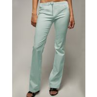 Versace-Modish Sky Blue Linen Regular Fit Trouser