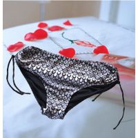 Vogue Fancy Print Regular Waist Bikini Elastic Strings Brief Size 3XL