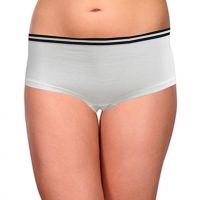 White Classic Stripes Brief Panties Underwear