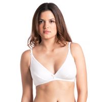 White Everyday Basic Bra 