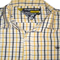 Yellow Black Checks Bangkok Cottons Casual Shirt