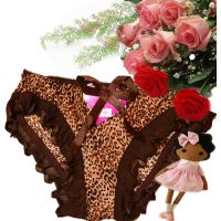 Alluring Animal Print Bridal Brief 