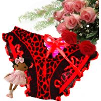 Charming Animal Print Bridal Brief 