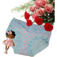 Stylish Grey Laced Bridal Brief