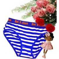 Elegant White Blue stripes panty