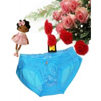 Trendy Light Blue Bridal Brief