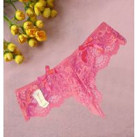  T Pink Lace String Thong 