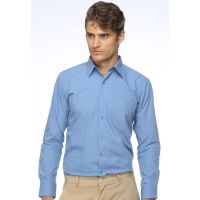 CAIRON BLUE SOLID EXECUTIVE FORMAL SHIRT