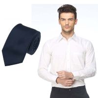 Seasons White Formal Shirt With Tie