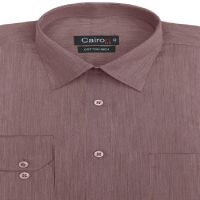 MAROON PIN STRIPE EXECUTIVE FORMAL SHIRT
