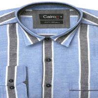 SKY BLUE STRIPE CLUBWEAR SHIRT