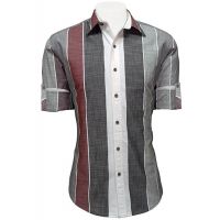 CAIRON RED STRIPE CASUAL SHIRT